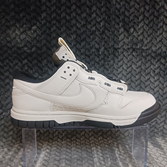 Nike Air Dunk Low Jumbo Phantom White Black Men\'s Shoes FB8894-002 Size 7 main image 14